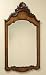 Burled Wood Wall Mirror Image