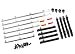 Traxxas 8076 Ford Bronco Side Trim, Chrome