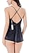 Ruzishun Women's sexy Lingerie Lace satin babydoll