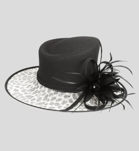 Pure Wool Animal Print Formal Hat