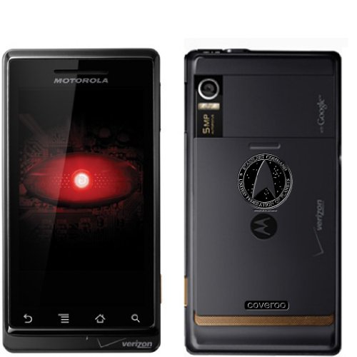  Coveroo Star Trek Starfleet Command Design on Motorola DROID Phone Cover - Black