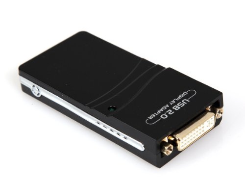 CM3® USB 2.0 to DVI , VGA or HDMI Adapter , 1080p Full HD ready , External Videocard , Multi Display Adapter (splitter , converter) Windows 7 and MAC compatible