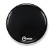 Aquarian Drumheads RF16BK Regulator Black 16-inch Bass Drum Head, gloss black