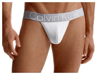 Calvin Klein Men's Steel Cotton Thong