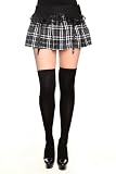 Lip Service Grey Plaid Garter Skirt