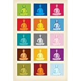 Buddha (Pop Art) Art Poster Print - 24x36