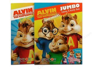 Alvin And The Chipmunks The Squeakquel Jumbo Coloring & Activity Book Featuring the Chipettes ...