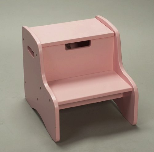 Childrens Toyshop  Toys : Storage Step Stool - Pink