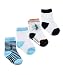 U.S. Polo Assn. Assorted Boys Infant Socks (0-24m) - white multi, 0-12mos.