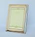 Arne II Tiffany Inspired Anniversary Sterling Silver Picture Frame 4 x 6 Wide Natural Surface