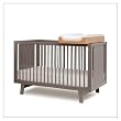 Oeuf Sparrow Crib, Finish = Gray