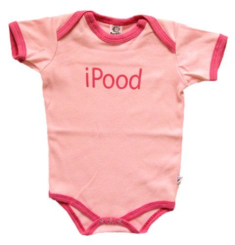 iPood - Silly Baby Bodysuit, Pink, 12 - 18 Months