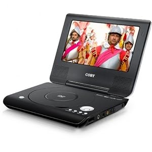 Coby TFDVD7008 7-Inch Portable DVD/CD/MP3 Player (Black)
