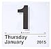 AT-A-GLANCE Wall Calendar Refill 2015, Today Is, Daily, For K4-Style Base, 8.5 x 8 Inch Page Size (K4-50)