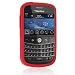 RIM BLACKBERRY BOLD (9000) AT&T RED Premium Silicone Skin Protective Cover Case Sleeve