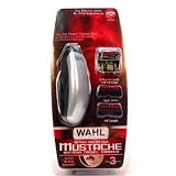Wahl 9971-700 Mustache Trimmer Cordless Battery Powered Travel Trimmer with Convenient Travel Pouch