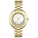Timex Women\'s T2M597 Diamond Accented Gold-Tone Stainless Steel Bracelet Watch