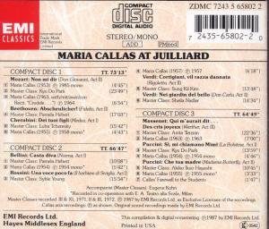 Maria Callas at Juillard: The Masterclasses under The Classical Store