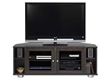 Standout 58 Majestic Angle e5822 Solid Wood Corner TV Stand / Home Entertainment Center, Espresso on Ash