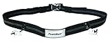 FuelBelt Reflective Race Number Belt, Black