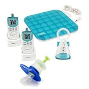 Bebesounds Angelcare AC401-2P Kit Deluxe Movement Sensor with Sound Monitor with KidzMed 5005 Medicine Dispenser