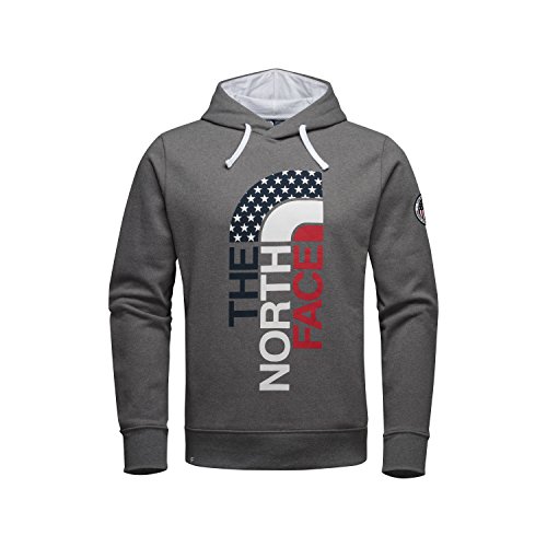 The North Face USA Pullover Hoodie Men's TNF Medium Grey Heather/TNF White