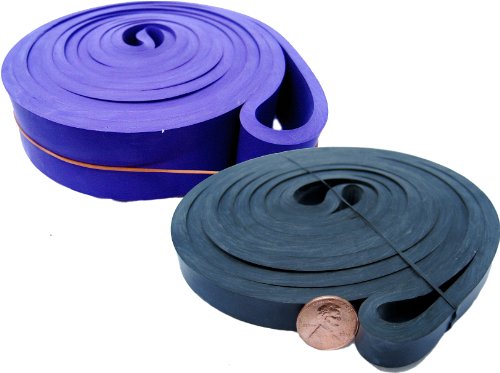 Rubberbanditz Pull Up / Crossfit Band Set - Heavy, Robust Bands (#3 & #4)