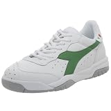  : Diadora Heritage Men's Maverick Sneaker,White/Green,7.5 M