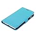 iPhone 6 Plus Case, LK [Stand Feature] iPhone 6 Plus Wallet Case, PU Leather Case Flip Cover + Screen Protector & Stylus for iPhone 6 Plus (Sky Blue)