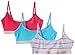 Calvin Klein Big Girls' Cropped Bra, Pack of Three