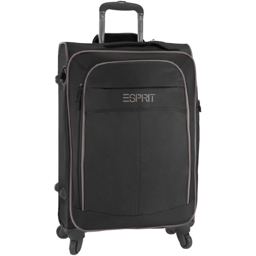 Esprit Koffer Trolley Superlight 4-drive 70 cm, black-taupe, 79 x 47,5 x 31 cm, 94 liters, Preisvergleich