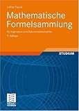 Produkt-Bild: Mathematische Formelsammlung f&uuml;r Ingenieure und Naturwissenschaftler. (Vieweg Fachb&uuml;cher der Technik)