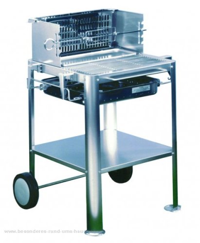 Heibi Holzkohlegrill TRENDY-Mobil, ... mit Elektromotor für den Spieß (Art. 80020)