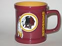 WASHINGTON REDSKINS 11 oz. Team Logo Sculpted COFFEE MUG