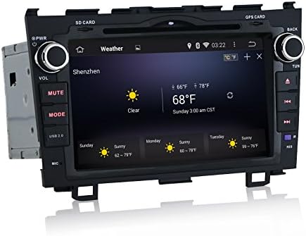 Being Lucky G33AD442HA01 Car 8 inch Android 4.4 Double 2 Din DVD GPS Navigation Stereo Head Unit Deck for Honda CRV 2008 2009 2010 2011 Free Map and 8G Card