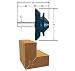 BOSCH 84508M 3-1/8-Inch Diameter 1-3/8-Inch Cut Carbide Tipped Lock Miter Router Bit 1/2-Inch Shank