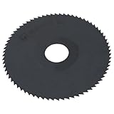 uxcell 丸鋸ブレード　丸鋸刃　カッター チップソー　125mm x 1.2mm x 72 歯 HSS ブラック