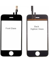 Wireless: Replacement Apple Iphone 3gs Cracked Lcd Glass Digitizer Touch Surface Screen Cover Replacement Part + Tools + Guide ( Not for Iphone 3g ) - Generic