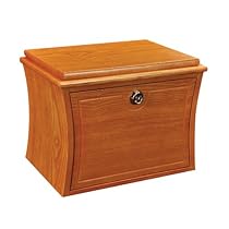 Mele & Co. Juno Drop Front Jewelry Box in Oak Finish , 11 1/4 Mele & Co. Juno Drop Front Jewelry Box in Oak Finish , 11 1/4