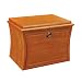 Mele & Co. Juno Drop Front Jewelry Box in Oak Finish , 11 1/4