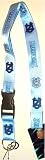 NORTH CAROLINA TAR HEELS BREAKAWAY VELCRO NYLON LANYARD