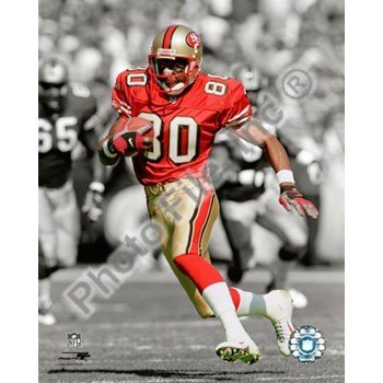 Jerry Rice 49ers Spotlight 8x10 Photo