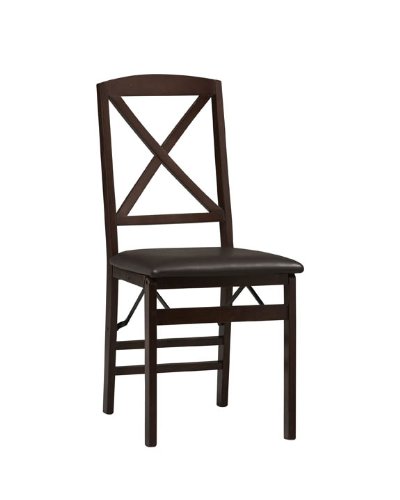 Set of 2 Triena X Back Folding Chairs