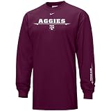 Nike Texas A&M Aggies Maroon Graphic Long Sleeve T-shirt