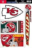 Set of (5) Team Window Clings: Kansas City Chiefs
