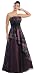 Strapless Printed Dress Long Gown Prom Holiday #2764