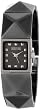 Kenneth Cole REACTION Womens RK4118 Square Analog Raise Pyramid Studded Watch