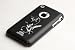 Apple iPhone 1G Soft Polycarbonate Slim fit Case - Black with Butterfly Tattoo (Cozip Brand) Made in Korea