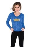 Denver Nuggets Women's Burnout Thermal Top - By Alyssa Milano