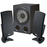 Cyber Acoustics CA-3550WB Black 2.1 Speaker System